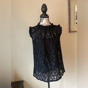 Nanette Lepore black sleeveless top